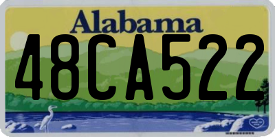 AL license plate 48CA522