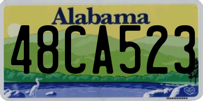 AL license plate 48CA523