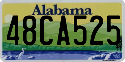 AL license plate 48CA525