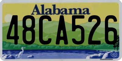AL license plate 48CA526