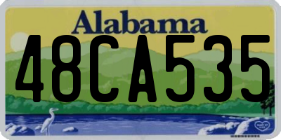 AL license plate 48CA535