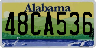 AL license plate 48CA536