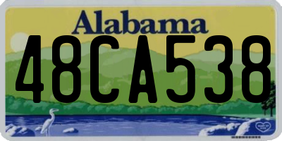 AL license plate 48CA538