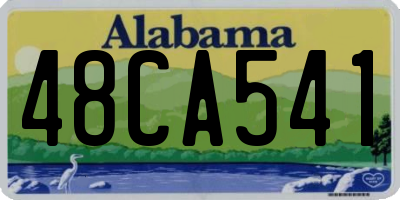 AL license plate 48CA541