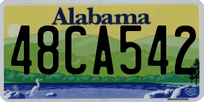 AL license plate 48CA542