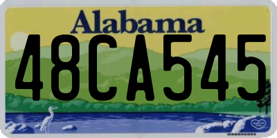 AL license plate 48CA545