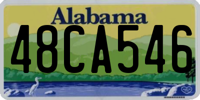 AL license plate 48CA546