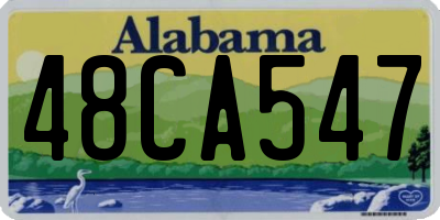 AL license plate 48CA547