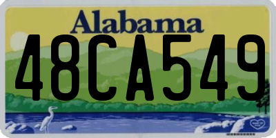 AL license plate 48CA549