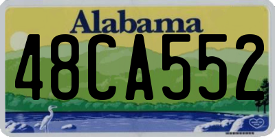 AL license plate 48CA552