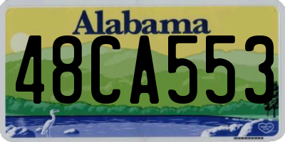 AL license plate 48CA553