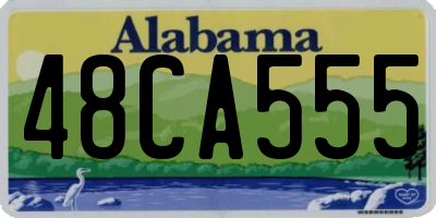 AL license plate 48CA555