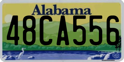 AL license plate 48CA556
