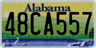 AL license plate 48CA557