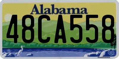 AL license plate 48CA558