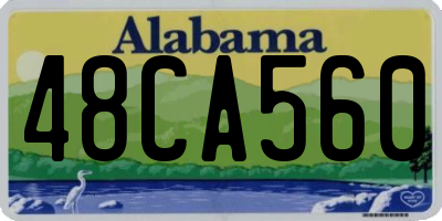 AL license plate 48CA560