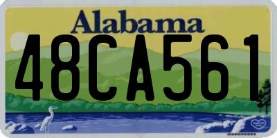 AL license plate 48CA561
