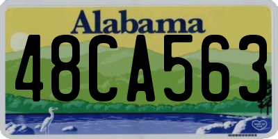 AL license plate 48CA563