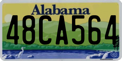 AL license plate 48CA564