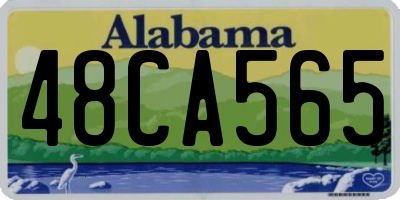 AL license plate 48CA565