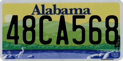 AL license plate 48CA568