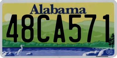 AL license plate 48CA571