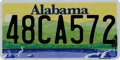 AL license plate 48CA572