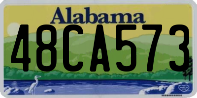 AL license plate 48CA573