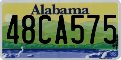 AL license plate 48CA575