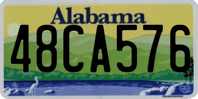 AL license plate 48CA576