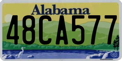 AL license plate 48CA577