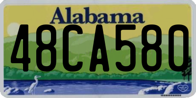 AL license plate 48CA580