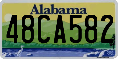 AL license plate 48CA582