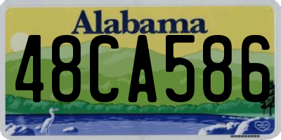 AL license plate 48CA586