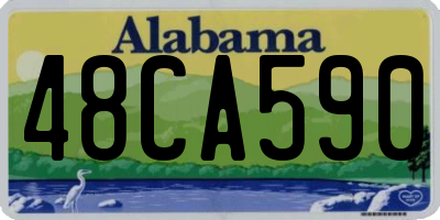 AL license plate 48CA590