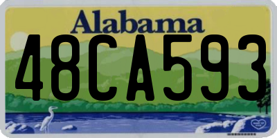 AL license plate 48CA593