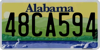 AL license plate 48CA594