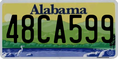 AL license plate 48CA599