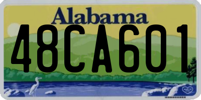 AL license plate 48CA601