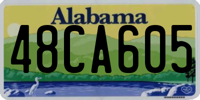 AL license plate 48CA605