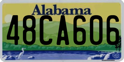 AL license plate 48CA606