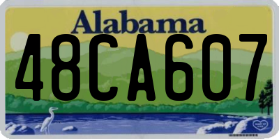 AL license plate 48CA607