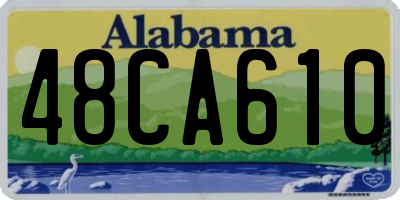 AL license plate 48CA610