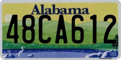 AL license plate 48CA612
