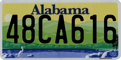 AL license plate 48CA616