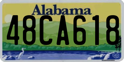 AL license plate 48CA618