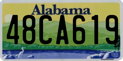 AL license plate 48CA619