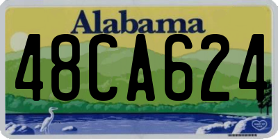 AL license plate 48CA624