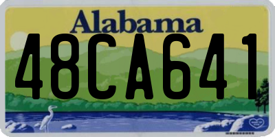 AL license plate 48CA641