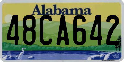 AL license plate 48CA642
